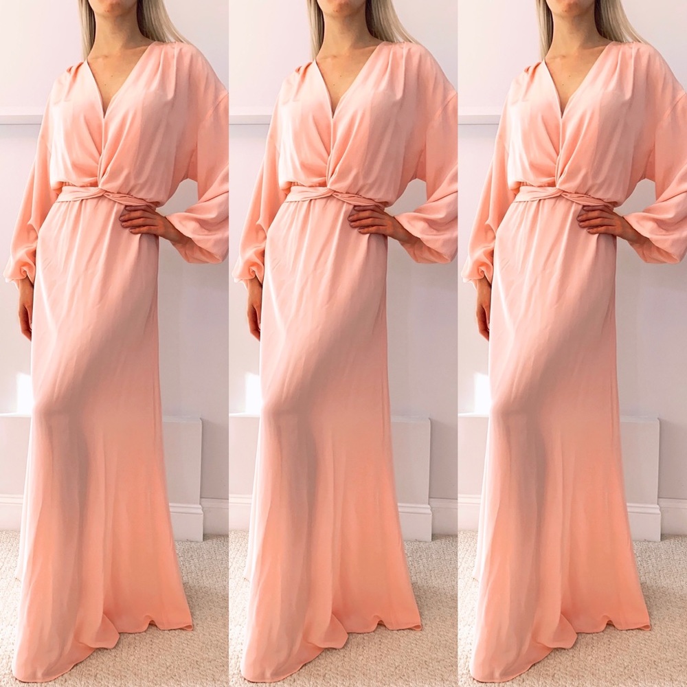 SOLD 🌟 {Emilio Pucci} Pastel Pink Silk Maxi Dress
